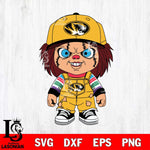 Missouri Tigers Chucky Football Horror Halloween Svg Eps Dxf Png File, NCAA svg, Digital Download, Instant Download