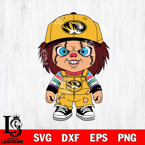 Missouri Tigers Chucky Football Horror Halloween Svg Eps Dxf Png File, NCAA svg, Digital Download, Instant Download