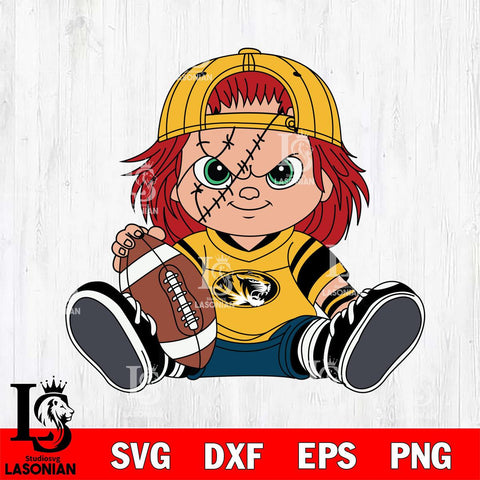 Missouri Tigers Chucky Horror 11 Svg Eps Dxf Png File, NCAA svg, Digital Download, Instant Download
