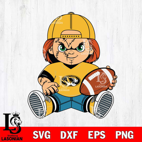 Missouri Tigers Chucky Horror 3 Svg Eps Dxf Png File, NCAA svg, Digital Download, Instant Download