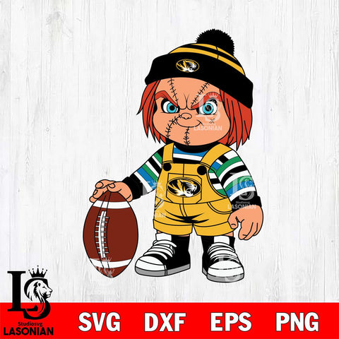 Missouri Tigers Chucky Horror 6 Svg Eps Dxf Png File, NCAA svg, Digital Download, Instant Download