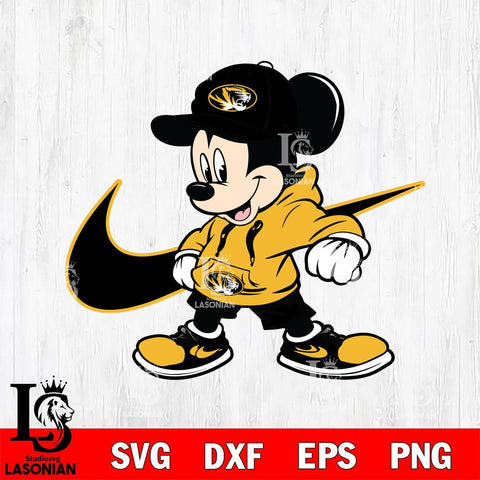 Missouri Tigers Cool Mickey Mouse Svg Eps Dxf Png File, NCAA svg, Digital Download, Instant Download