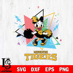 Missouri Tigers Cute Daisy Duck Cheerleader SVG DXF EPS PNG FILE, NCAA File Cut,Digital Download,Instant Download