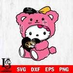 Missouri Tigers Cute Hello Kitty 3 Svg Eps Dxf Png File, Digital Download, Instant Download