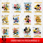 Missouri Tigers Disney Rad Dad NCAA Bundle 12 SVG DXF EPS PNG FILE, BUNDLE NCAA Disney Father day File Cut,Digital Download,Instant Download,Disney Svg Files