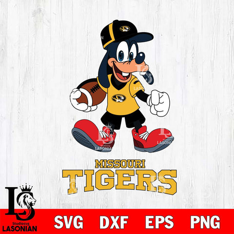 Missouri Tigers Goofy Football Player SVG DXF EPS PNG FILE,NCAA svg ,Football Digital Download,Instant Download, Silhouette