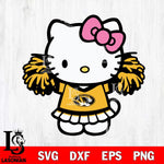 Missouri Tigers Hello Kitty Cheerleader 3 Svg Eps Dxf Png File, Digital Download, Instant Download