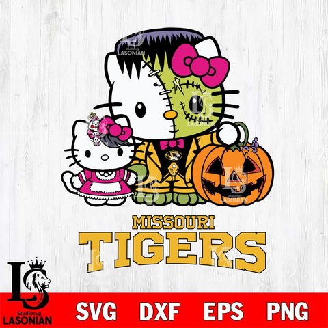 Missouri Tigers Hello Kitty Horror 10 Svg Eps Dxf Png File, Digital Download