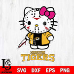 Missouri Tigers Hello Kitty Horror 3 Svg Eps Dxf Png File, Digital Download