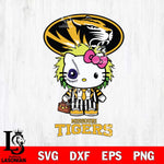 Missouri Tigers Hello Kitty Horror 8 Svg Eps Dxf Png File, Digital Download
