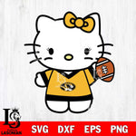 Missouri Tigers Hello Kitty sport 7 Svg Eps Dxf Png File, Digital Download, Instant Download