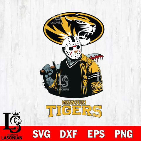 Missouri Tigers Jason Voorhees 10 Svg Eps Dxf Png File, Digital Download