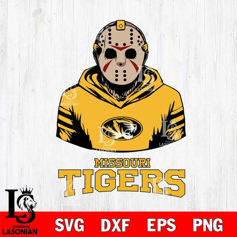 Missouri Tigers Jason Voorhees 4 Svg Eps Dxf Png File, Digital Download