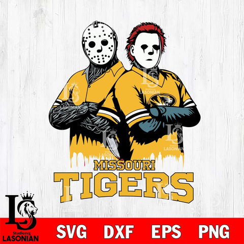 Missouri Tigers Jason Voorhees 8 Svg Eps Dxf Png File, Digital Download