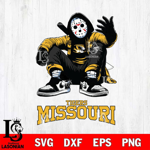 Missouri Tigers Jason Voorhees Halloween SVG Svg Eps Dxf Png File, Digital Download, Instant Download