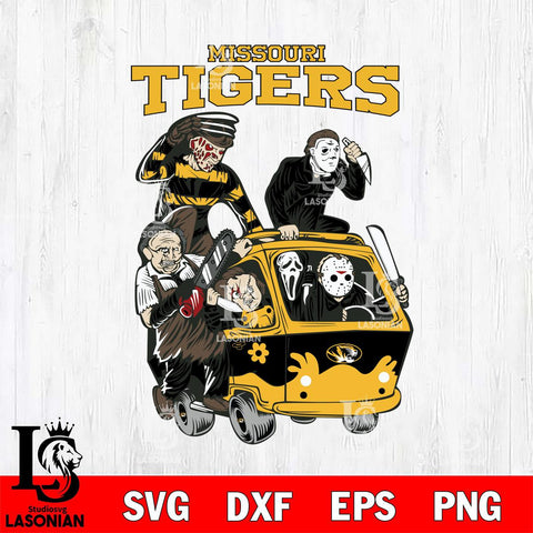 Missouri Tigers Jason Voorhees Horror 10 Svg Eps Dxf Png File, NCAA svg, Digital Download, Instant Download