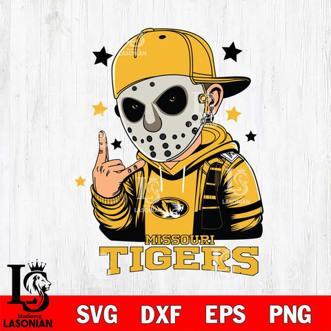 Missouri Tigers Jason Voorhees Horror 9 Svg Eps Dxf Png File, NCAA svg, Digital Download, Instant Download