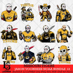 Missouri Tigers Jason Voorhees Horror Bundle 12 SVG Eps Dxf Png File, bundle NCAA svg, Digital Download, Instant Download