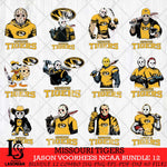 Missouri Tigers Jason Voorhees NCAA Bundle 12 SVG Svg Eps Dxf Png File, Digital Download