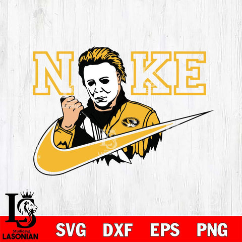 Missouri Tigers Michael Myers Nike Svg Eps Dxf Png File, Digital Download, Instant Download