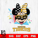 Missouri Tigers Minnie Mouse Love Sport SVG DXF EPS PNG FILE, NCAA File Cut,Digital Download,Instant Download