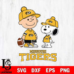Missouri Tigers Peanuts Snoopy Friends Football SVG DXF EPS PNG FILE,Snoopy File Cut, NCAA Digital Download,Instant Download,Christmas Silhouette
