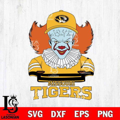 Missouri Tigers Pennywise Horror Sport 2 Svg Eps Dxf Png File, Digital Download