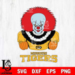 Missouri Tigers Pennywise Horror Sport 3 Svg Eps Dxf Png File, Digital Download