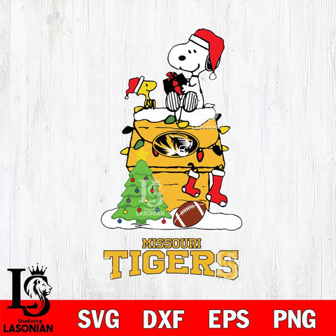 Missouri Tigers Snoopy Sport 11 Svg Eps Dxf Png File, Digital Download