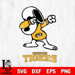 Missouri Tigers Snoopy Sport 3 Svg Eps Dxf Png File, Digital Download