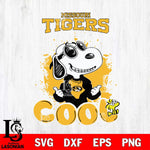 Missouri Tigers Snoopy Sport 7 Svg Eps Dxf Png File, Digital Download