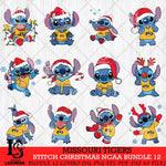 Missouri Tigers Stitch Christmas NCAA Bundle 12 Svg Eps Dxf Png File, Digital Download, Instant Download