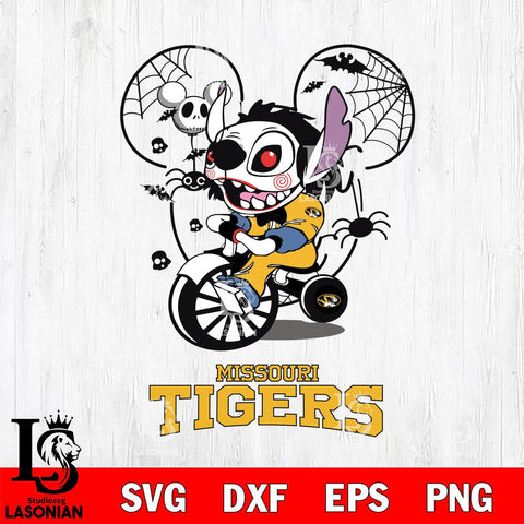 Missouri Tigers Stitch Jigsaws Halloween Svg Eps Dxf Png File, Digital Download, Instant Download