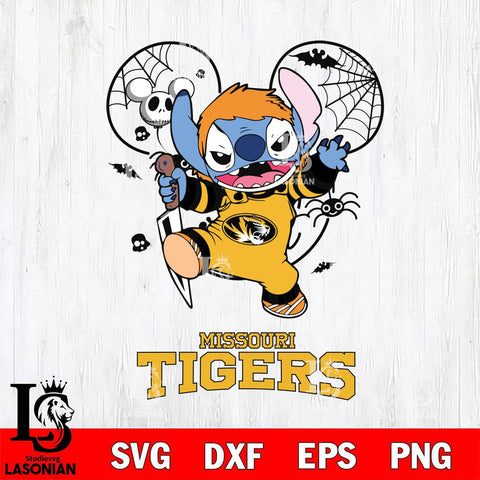 Missouri Tigers Stitch Michael Halloween Svg Eps Dxf Png File, Digital Download, Instant Download