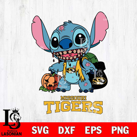 Missouri Tigers Stitch Zombie Svg Eps Dxf Png File, NCAA svg, Digital Download, Instant Download