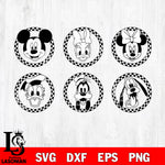 Mouse and Friends bundle svg, Mouse and Friends Checkered Svg Eps Dxf Png File, File Cut , Digital Download , Instant Download, Cut Svg Files