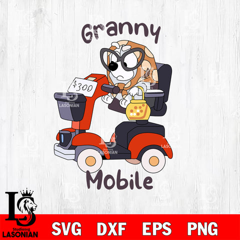 Muffin Granny Mobile Svg Eps Dxf Png File, Digital Download, Instant Download