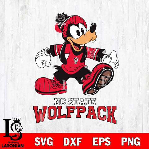 NC State Wolfpack Goofy Cool Sport SVG DXF EPS PNG FILE,NCAA svg ,Football Digital Download,Instant Download, Silhouette
