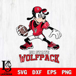 NC State Wolfpack Goofy Disney, Svg Eps Dxf Png File, Digital Download