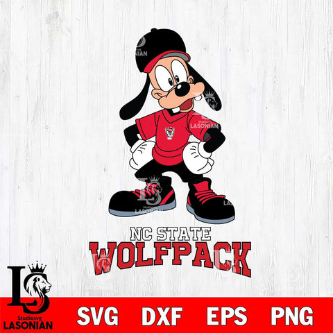 NC State Wolfpack Goofy Sport SVG DXF EPS PNG FILE,NCAA svg ,Football Digital Download,Instant Download, Silhouette