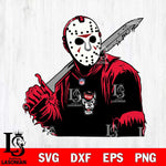 NC State Wolfpack Jason Voorhees Horror 7 Svg Eps Dxf Png File, NCAA svg, Digital Download, Instant Download