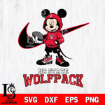 NC State Wolfpack Mikey Mouse Disney NIKE, Svg Eps Dxf Png File, Digital Download