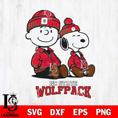 NC State Wolfpack Snoopy Sport 6 Svg Eps Dxf Png File, Digital Download