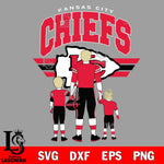 Kansas City Chiefs Father svg, Best dad ever svg, nfl father day svg eps dxf png file, Digital Download