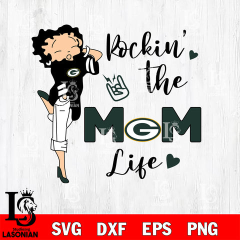 Rockin the MM life Green Bay Packers svg,eps,dxf,png file , digital download