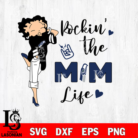 Rockin the MM life Seattle Seahawks svg,eps,dxf,png file , digital download