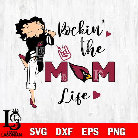Rockin the MM life Arizona Cardinals svg eps dxf png file ,di ,eps,dxf,png file , digital download