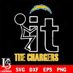 It the It the Los Angeles Chargers svg ,eps,dxf,png file , digital download