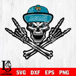 Jacksonville Jaguars Skull svg , eps , dxf , png file , digital download