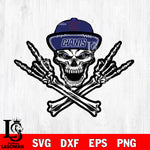 New York Giants Skull svg , eps , dxf , png file , digital download